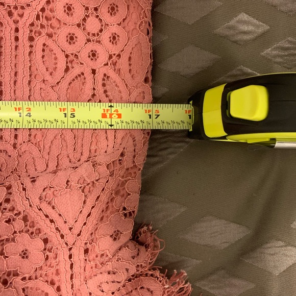 🙂 BOGO Francesca’s Pink Lace Mini Dress - Picture 7 of 8